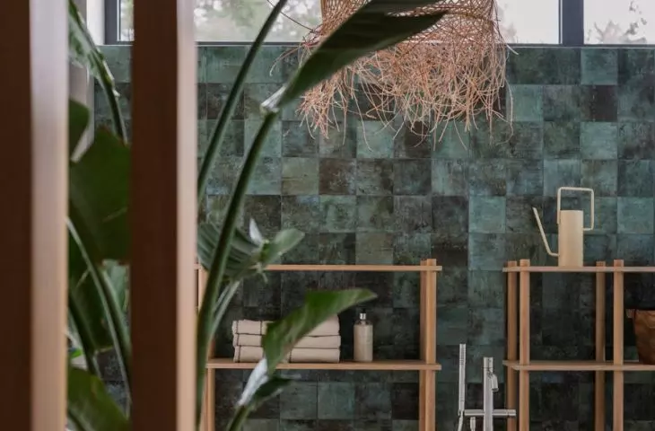 Tropical climate in the bathroom