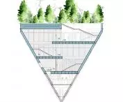 cross-section of the kindergarten module