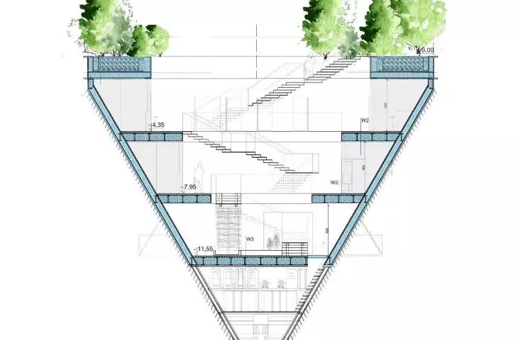 section of commercial module