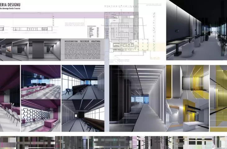 Multifunctional creative space, board 