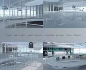 Projekt wnętrz stałej galerii designu