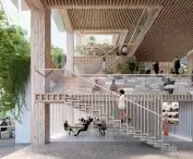 The architects' goal was to strive for transparency, visibility and interconnectedness in the design