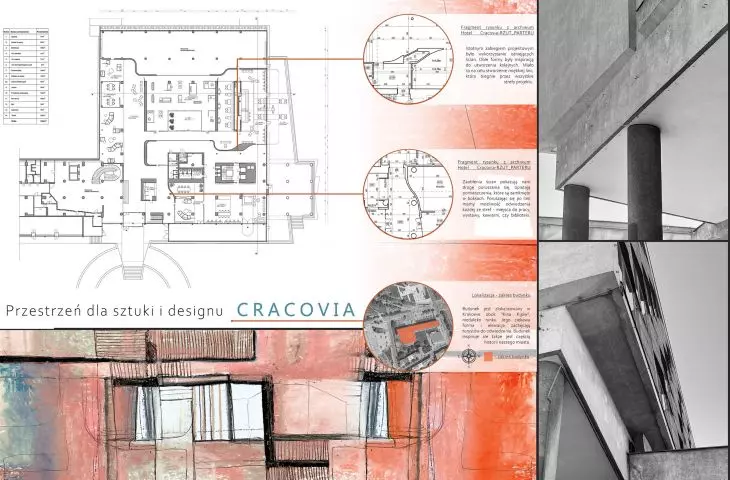 Cracovia hotel interior design