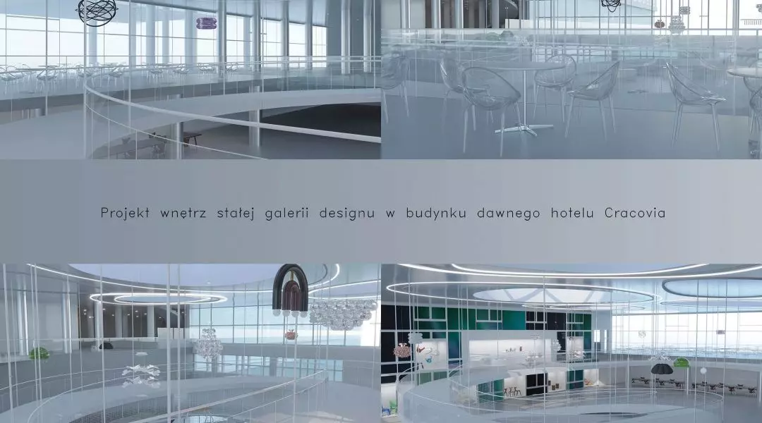 I Wyróżnienie honorowe, „Projekt wnętrz stałej galerii designu”