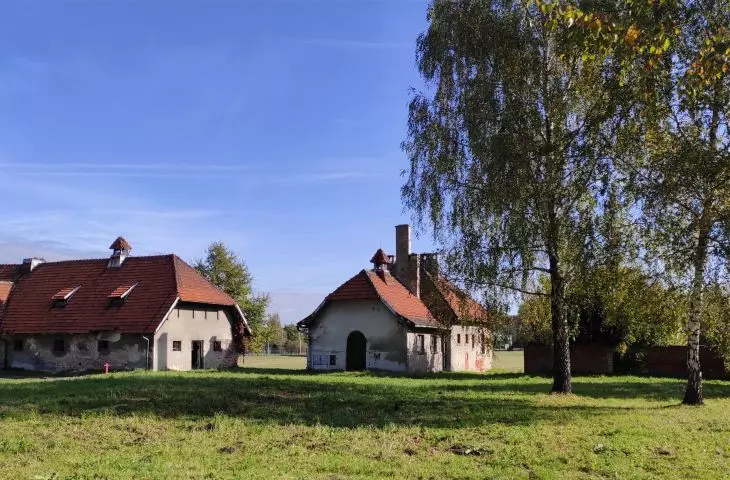 Ruins of farm buildings in Cracow