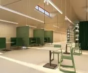 Interior of the cafe