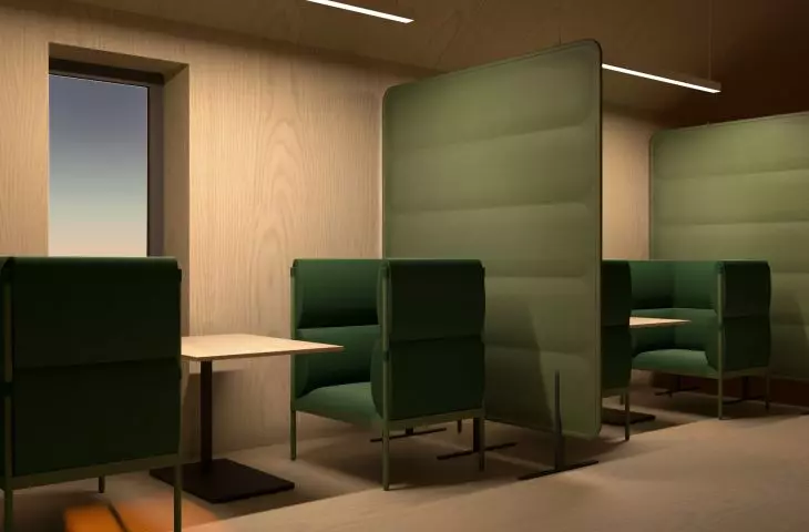 A fragment of a coffee shop