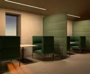 A fragment of a coffee shop