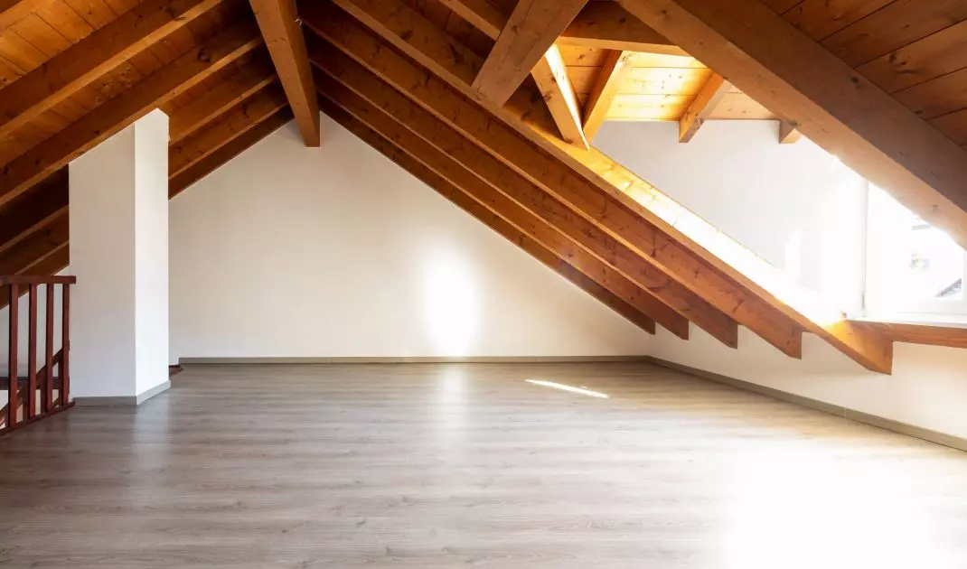 Attics in Poland are most often built of wood