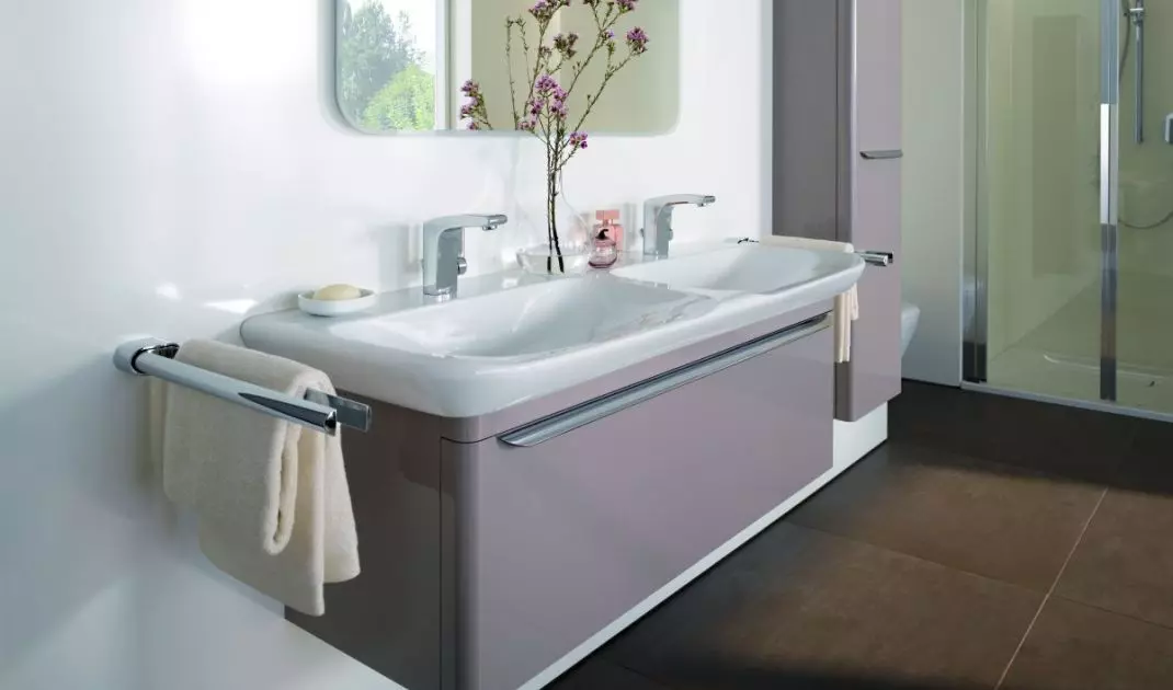 Double washbasin