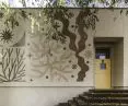 Mural z motywem morszczynu projektu Blanki Byrwy