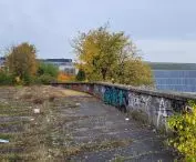 Former Szyc Stadium in Poznań, October 2022.