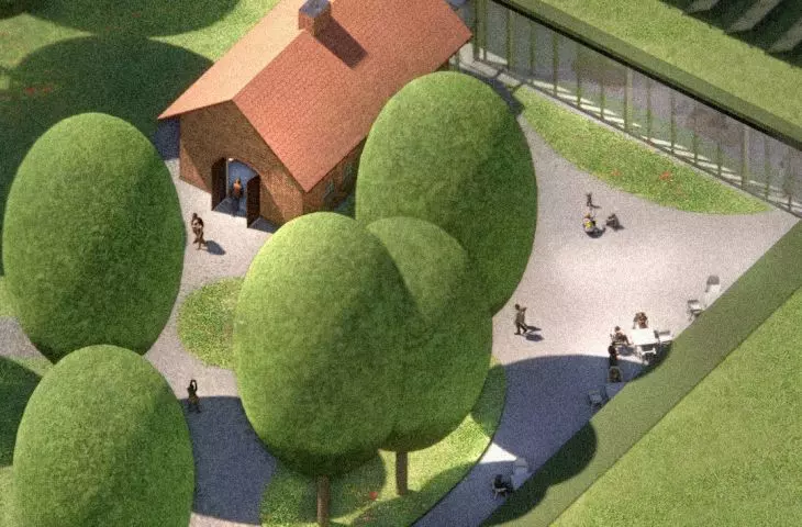 Projekt Kuźnia Kultury, widok z lotu ptaka