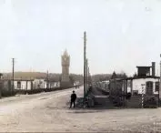 Photo of the barracks in 1915