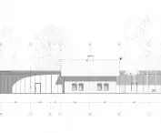 Cultural Forge project, southwest elevation