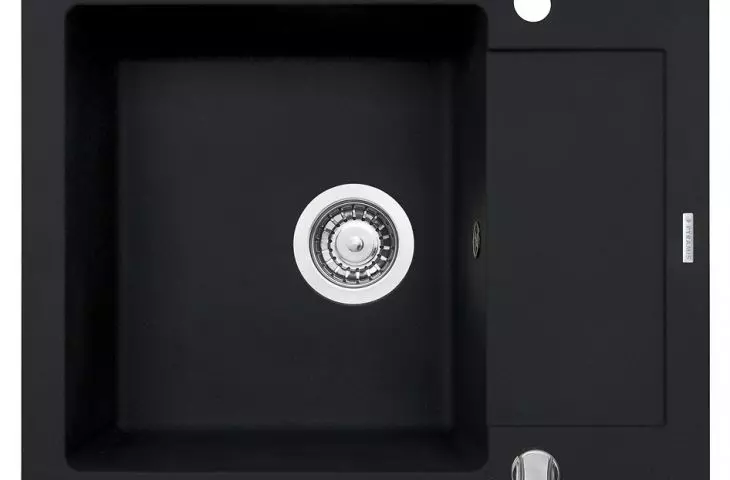 Pyramis MIDO 62x50 1B 1D Karbon ceramic sink
