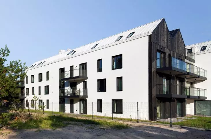 Aparthotel Porto Łeba składa się z czterech kondygnacji