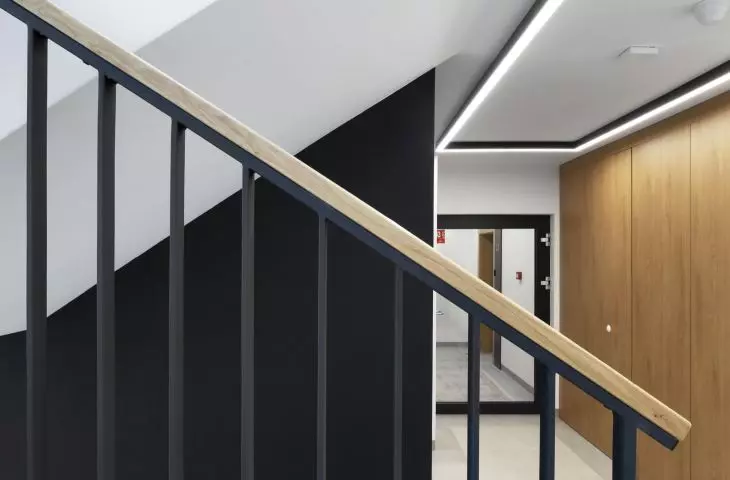 Aparthotel Porto Łeba, klatka schodowa
