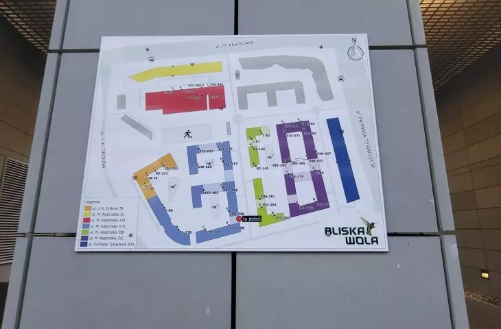 Osiedle Bliska Wola, plan