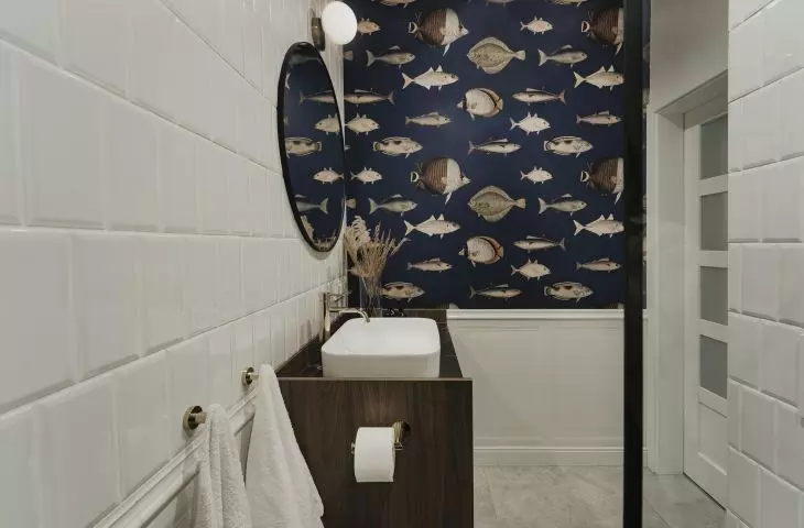 Bathroom designed by Mateusz Czeczko