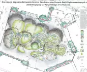 School complex on the corner of Jarochowskiego and Wyspianski Streets, greening proposal
