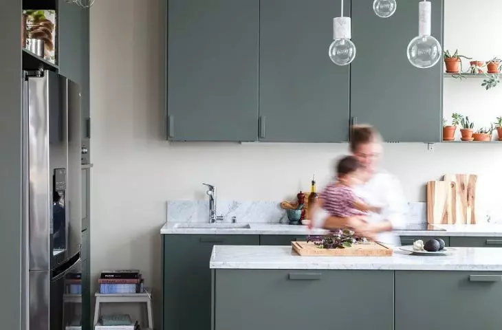 Repainting cabinet fronts will transform your kitchen