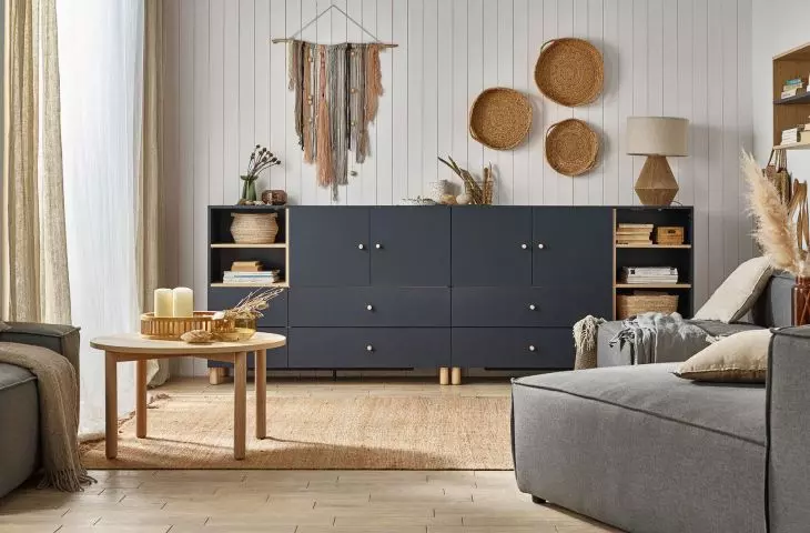 Two Creative dressers in indigo color