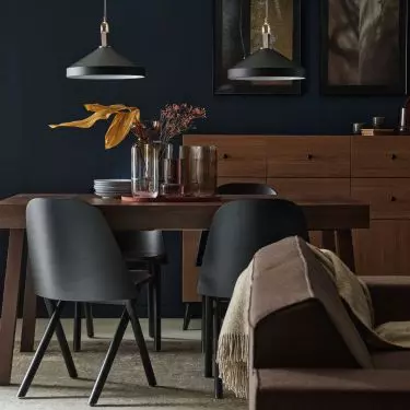 Creative wide chest of drawers - brown oak