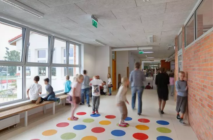 elementary school in Książenice, design: PALK Architects (Piotr Hardecki, Marta Czarnomska-Siecke, Krzysztof Łaniewski-Wołłk, Łukasz Stępniak)