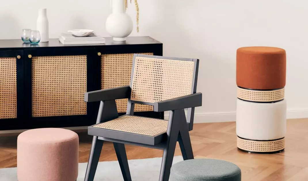 Vienna plaid chair