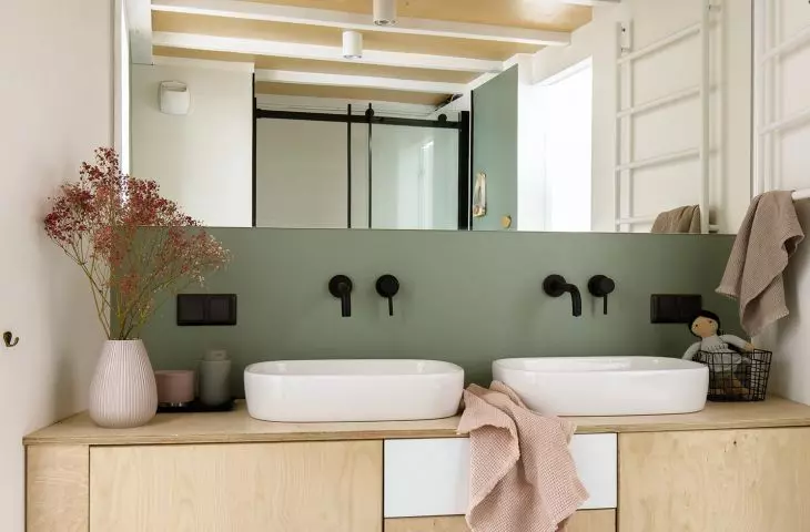 The girls' bathroom