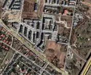 Orthophotomap, the area of Węgliniecka Street in Wrocław