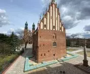 The ghost of the Palatium of Mieszko I and his wife Dobrawa on Ostrów Tumski in Poznań