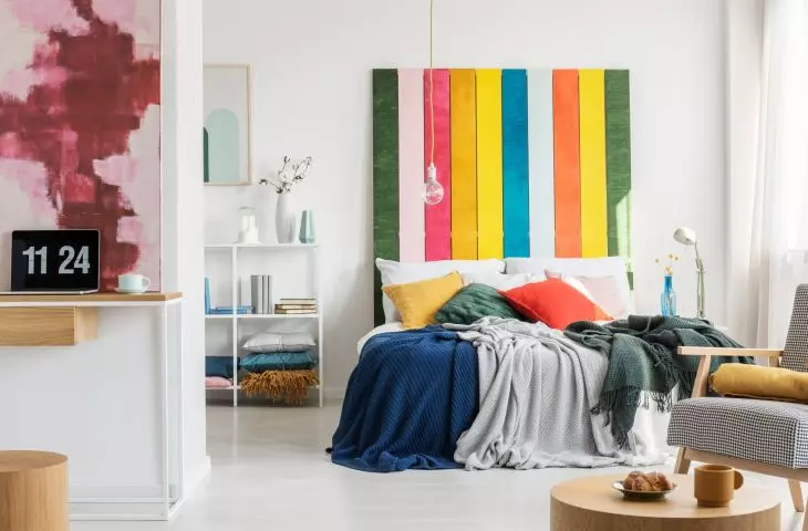 Intense colors create interesting styling 