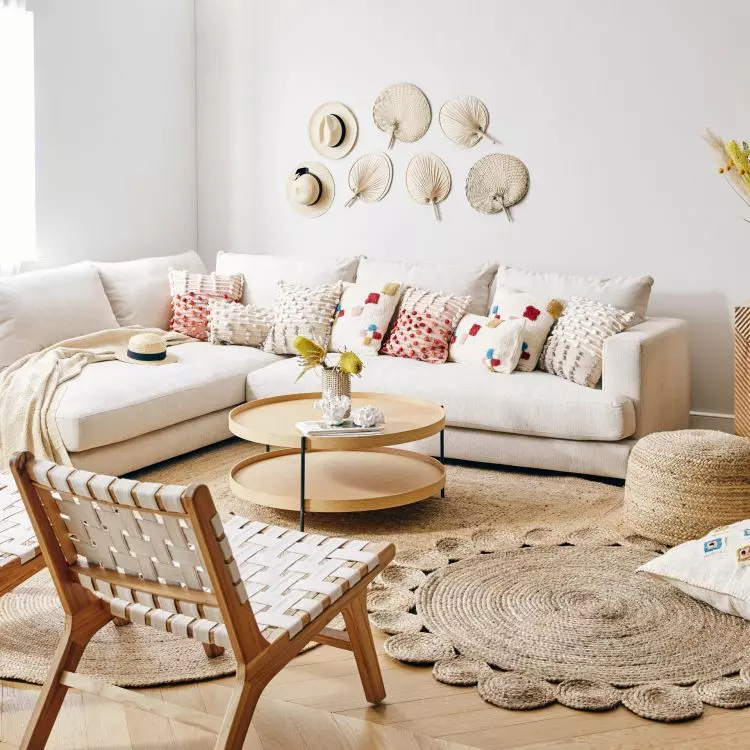 Bali style living room
