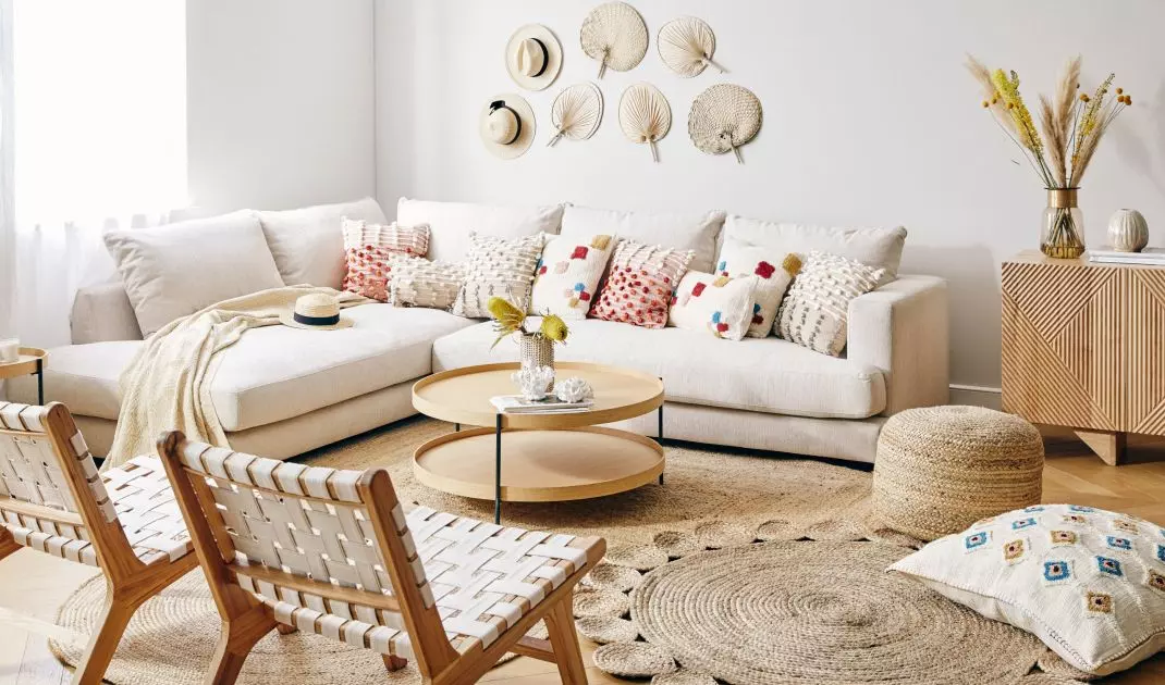 Bali style living room