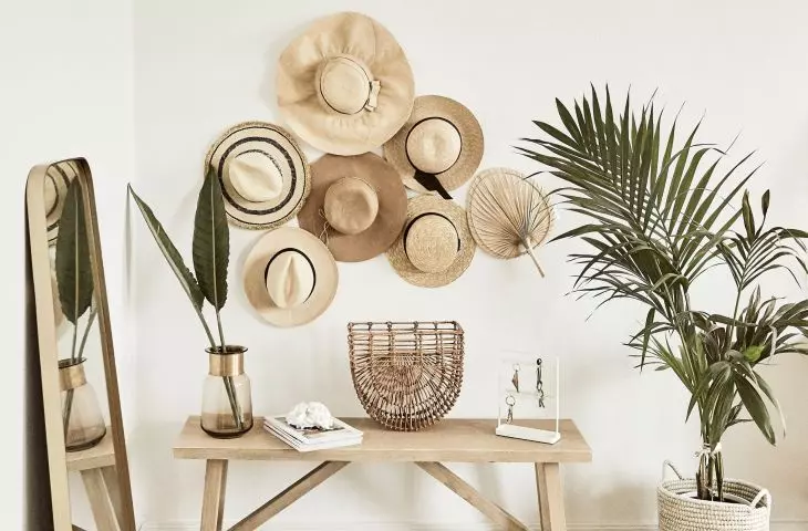 Plants will give the interior an exotic atmosphere