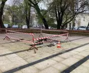 fontanna na placu Axentowicza w Krakowie
