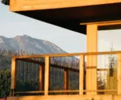 Terrace and view of the Tatra Mountains