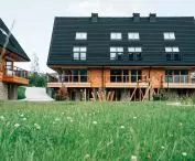 Black tile mimics shingles