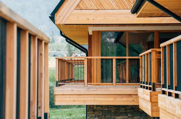 Each apartment has a terrace
