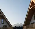 Sloping roofs of buildings