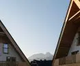 Spadziste dachy budynków