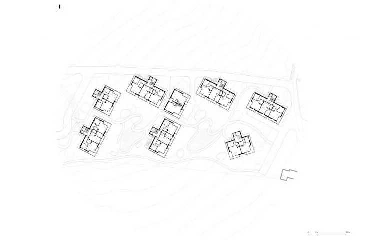 First floor plan with surroundings