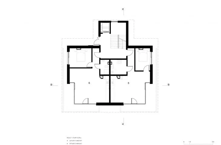 First floor plan Building B