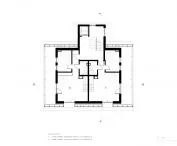 Second floor plan of building B