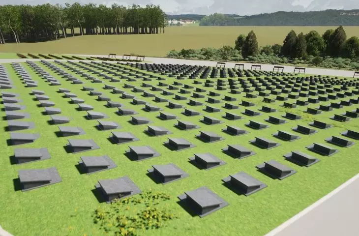 This is what the new quarters in the Olsztyn cemetery are to look like