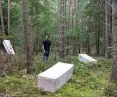 Mushroom coffin by Dutch designer Bob Hendrixk