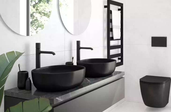 bateria stojąca wysoka black Hamnes