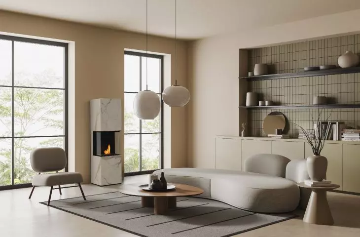 A bio-fireplace is an eco-friendly alternative to a traditional hearth